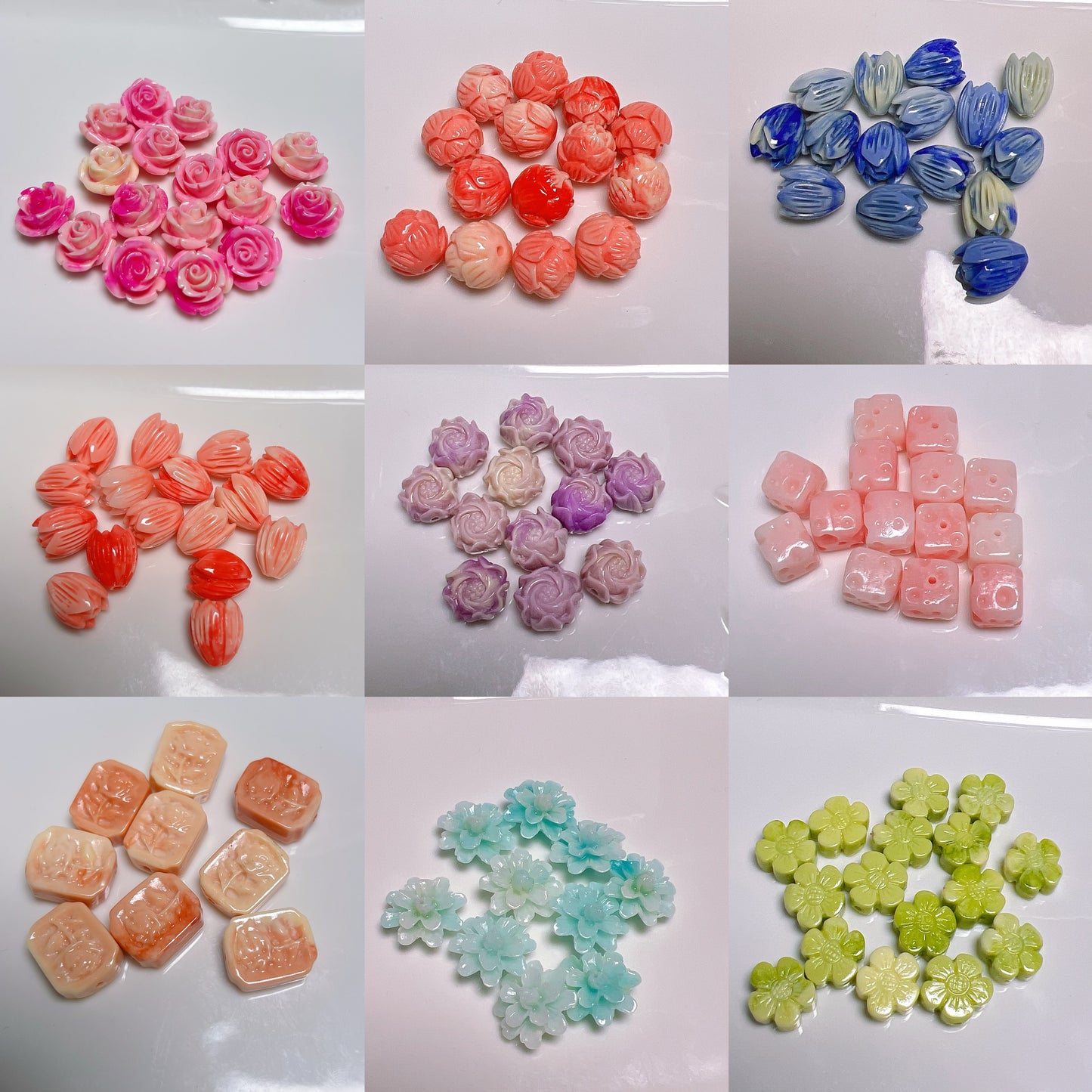 New!!! Pearl shell beads DIY Beads for Bracelets, earrings luck bags